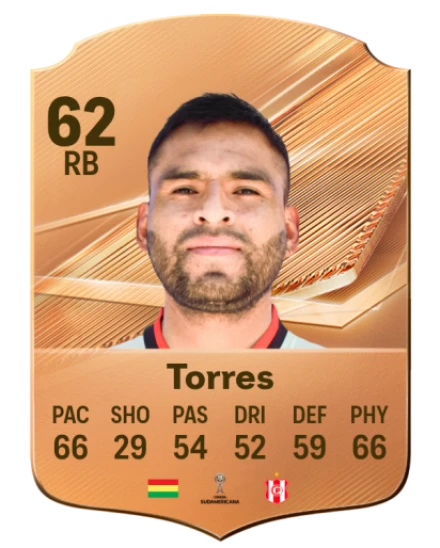 Torres 62 Bronze RB FC 27 card