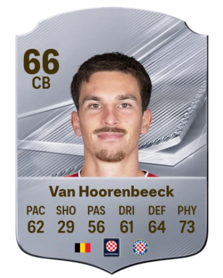 Van Hoorenbeeck 66 Silver CB FC 27 card