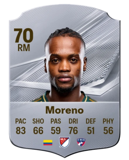 Moreno 70 Common RM FC 26 card