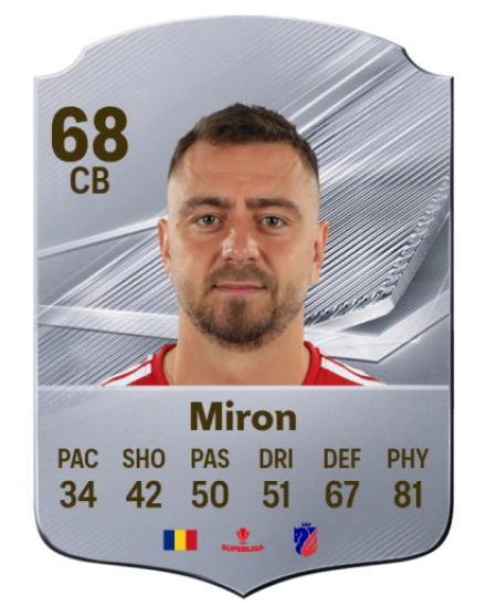 Miron 68 Common CB FC 26 card