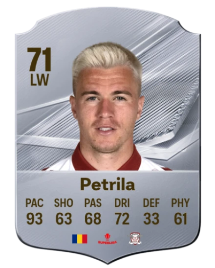 Petrila 71 Common LW FC 26 card