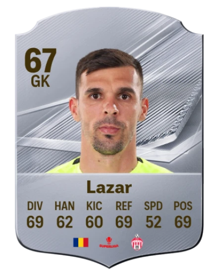 Lazar 67 Common GK FC 26 card
