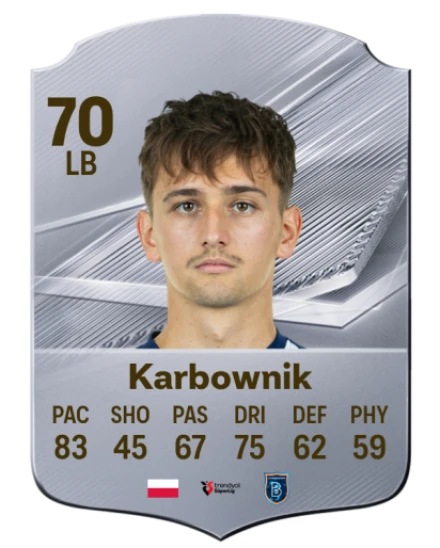 Karbownik 70 Common LB FC 26 card