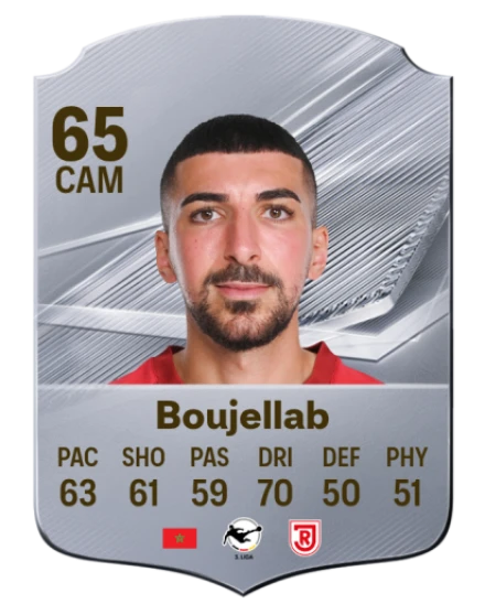 Boujellab 65 Common CAM FC 26 card
