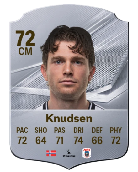 Knudsen 72 Common CM FC 26 card