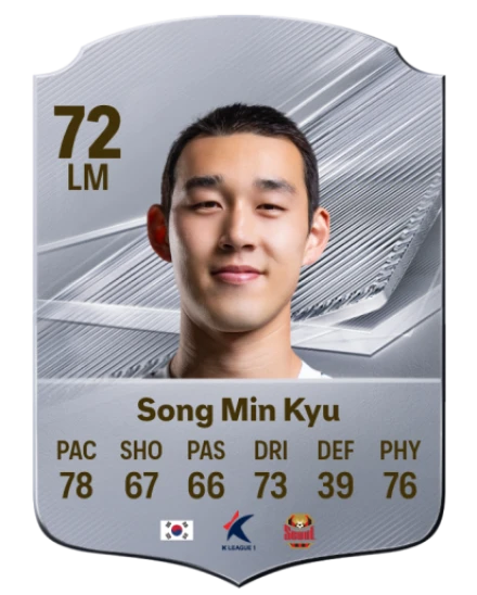 Song Min Kyu 72 Rare LM FC 26 card