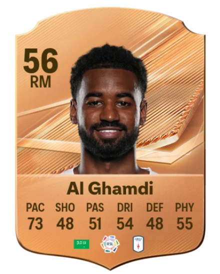 Al Ghamdi 56 Bronze RM FC 27 card