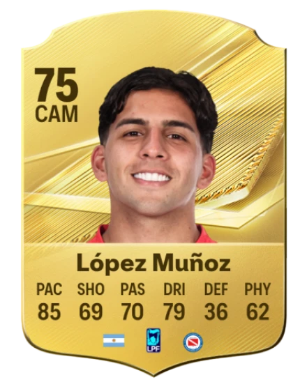 López Muñoz 75 Common CAM FC 26 card