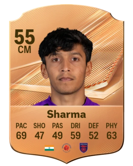 Sharma 55 Common CM FC 26 card