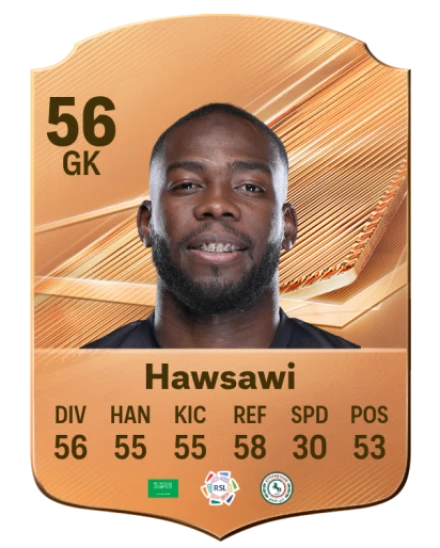 Hawsawi 56 Bronze GK FC 27 card