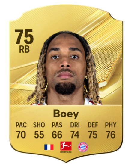 Boey 75 Gold RB FC 27 card