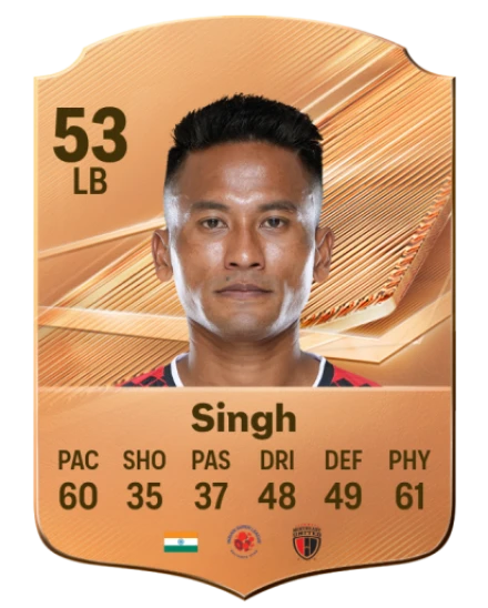 Singh 53 Common LB FC 26 card