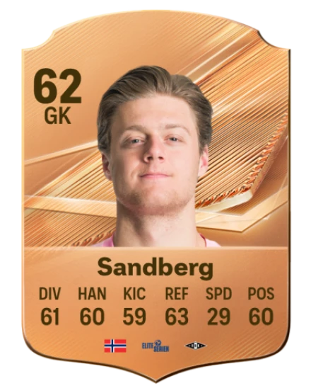 Sandberg 62 Bronze GK FC 27 card
