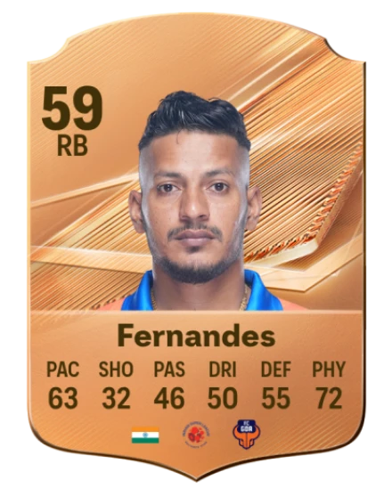 Fernandes 59 Common RB FC 26 card