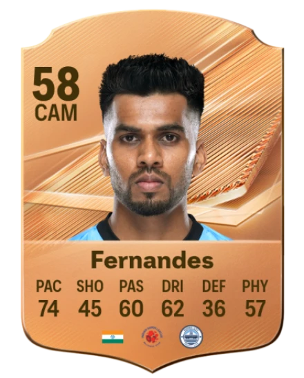 Fernandes 58 Common CAM FC 26 card