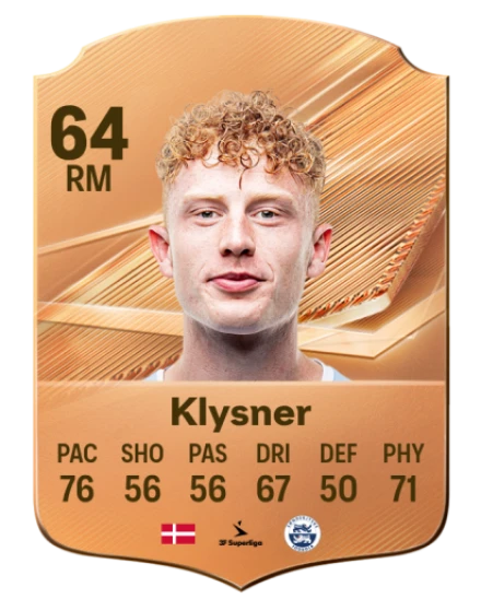 Klysner 64 Bronze RM FC 27 card