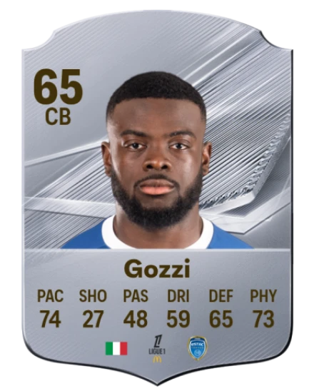 Gozzi 65 Silver CB FC 27 card
