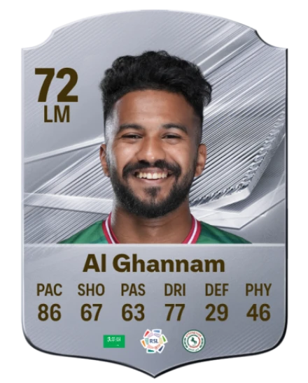 Al Ghannam 72 Common LM FC 26 card
