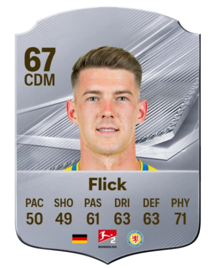 Flick 67 Silver CDM FC 27 card