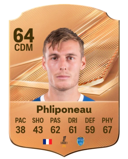 Phliponeau 64 Bronze CDM FC 27 card