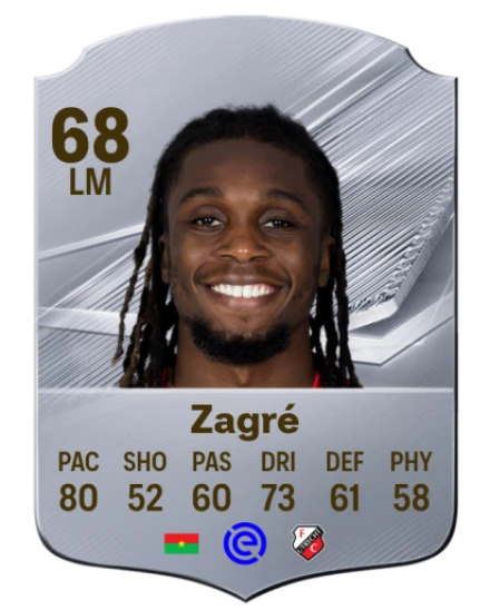 Zagré 68 Common LM FC 26 card