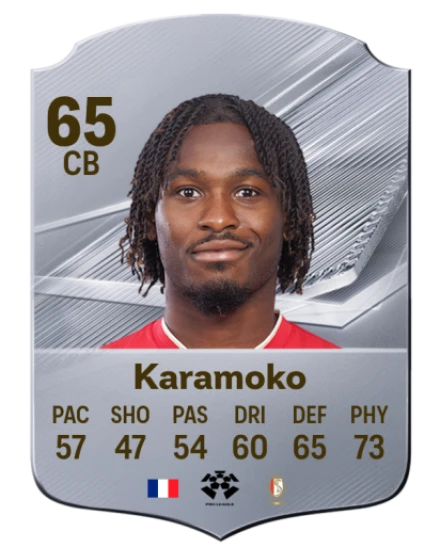 Karamoko 65 Silver CB FC 27 card