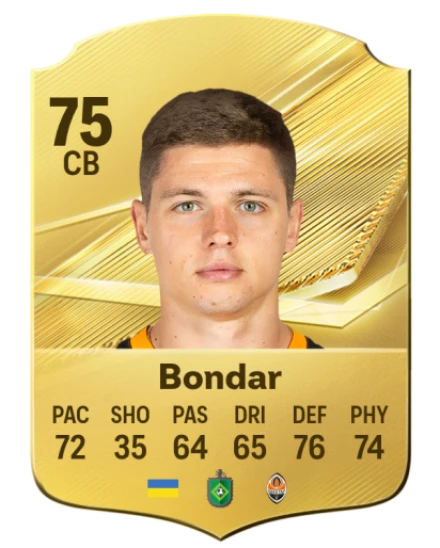 Bondar 75 Common CB FC 26 card