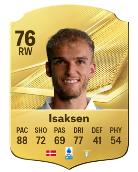 Isaksen 76 Common RW FC 26 card