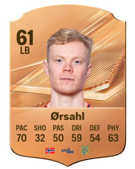 Ørsahl 61 Bronze LB FC 27 card