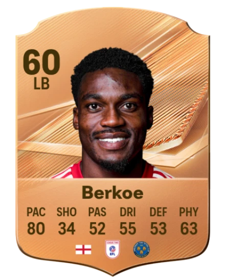 Berkoe 60 Common LB FC 26 card