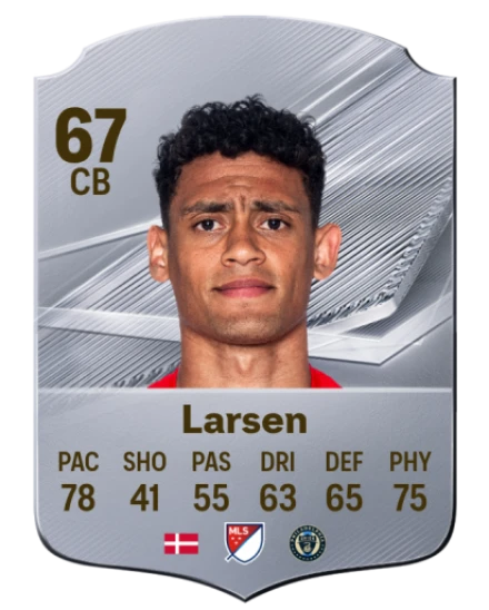 Larsen 67 Silver CB FC 27 card