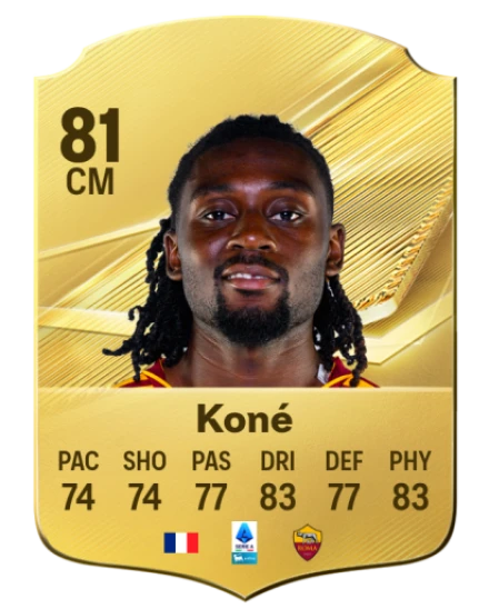 Koné 81 Common CM FC 26 card