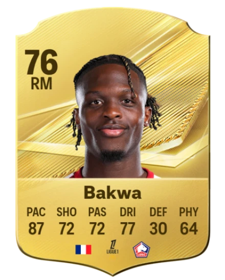 Bakwa 76 Gold RM FC 27 card