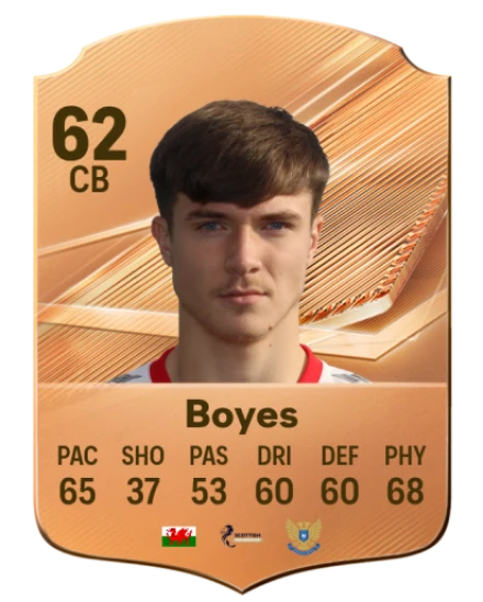 Boyes 62 Common CB FC 26 card
