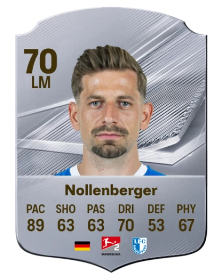 Nollenberger 70 Common LM FC 26 card