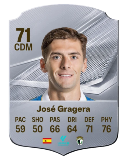 José Gragera 71 Common CDM FC 26 card