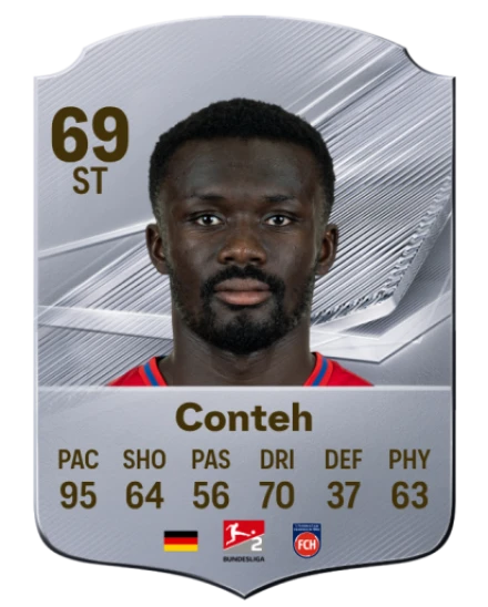 Conteh 69 Common ST FC 26 card