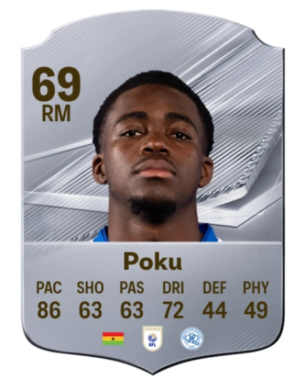 Poku 69 Common RM FC 26 card