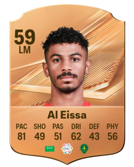 Al Eissa 59 Bronze LM FC 27 card
