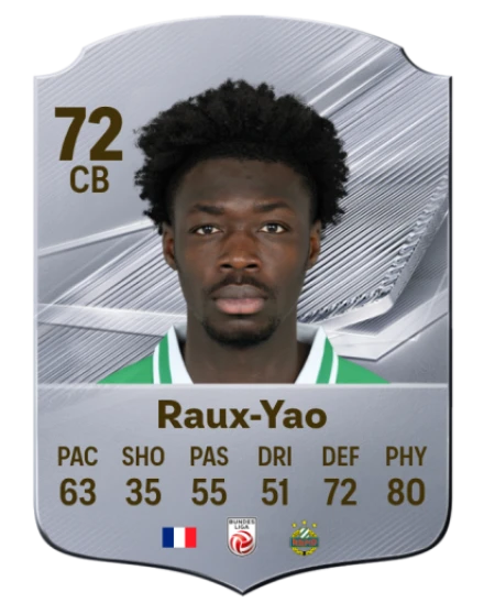 Raux-Yao 72 Common CB FC 26 card