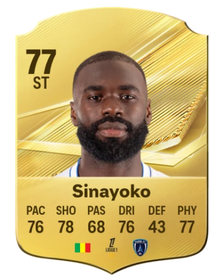 Sinayoko 77 Common ST FC 26 card