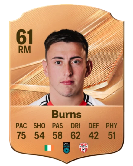 Burns 61 Common RM FC 26 card