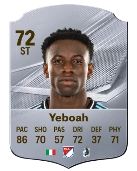 Yeboah 72 Common ST FC 26 card