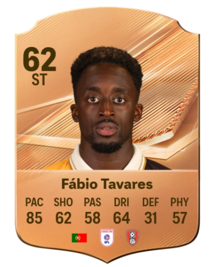 Fábio Tavares 62 Common ST FC 26 card