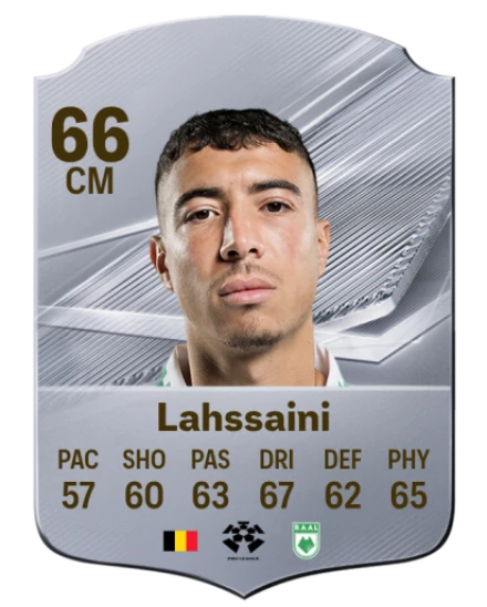 Lahssaini 66 Silver CM FC 27 card