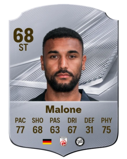 Malone 68 Rare ST FC 26 card