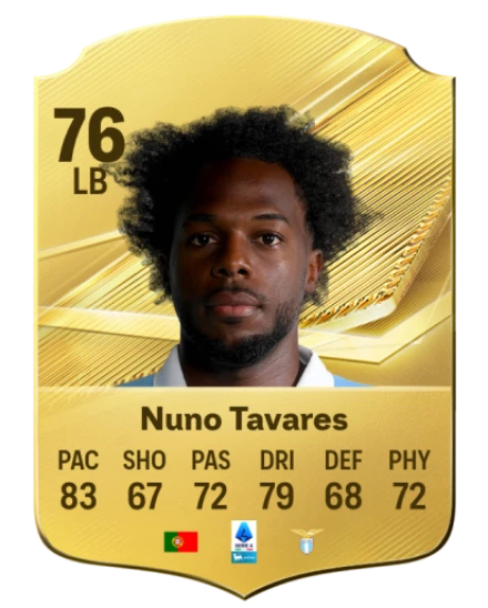 Nuno Tavares 76 Common LB FC 26 card