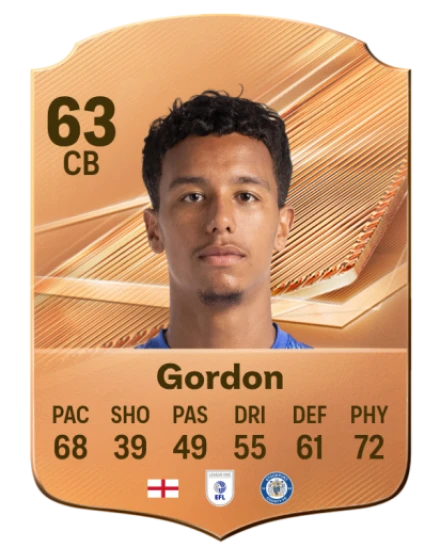 Gordon 63 Bronze CB FC 27 card