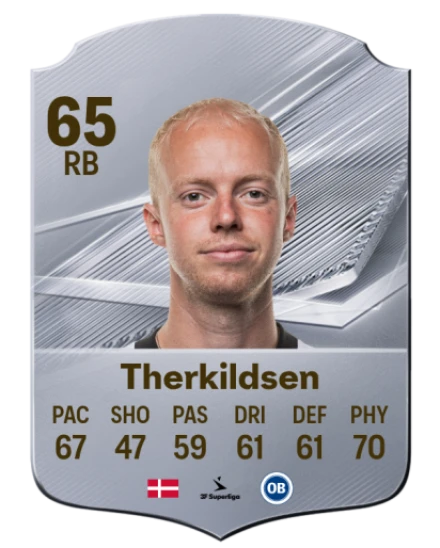 Therkildsen 65 Silver RB FC 27 card