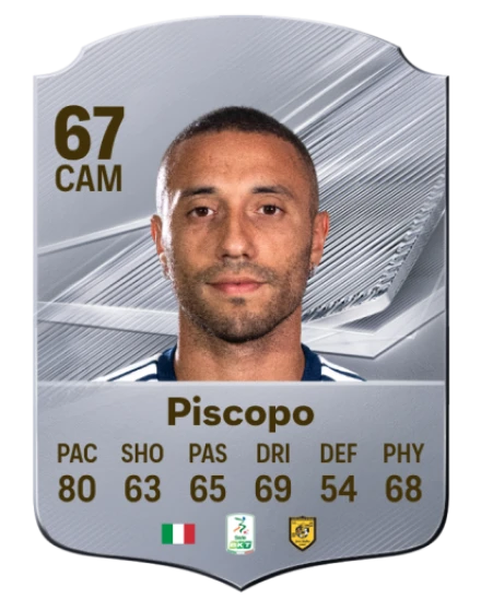 Piscopo 67 Common CAM FC 26 card